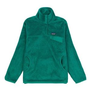 Women’s M Patagonia Re-Tool Snap-T Pullover (Impact Green)